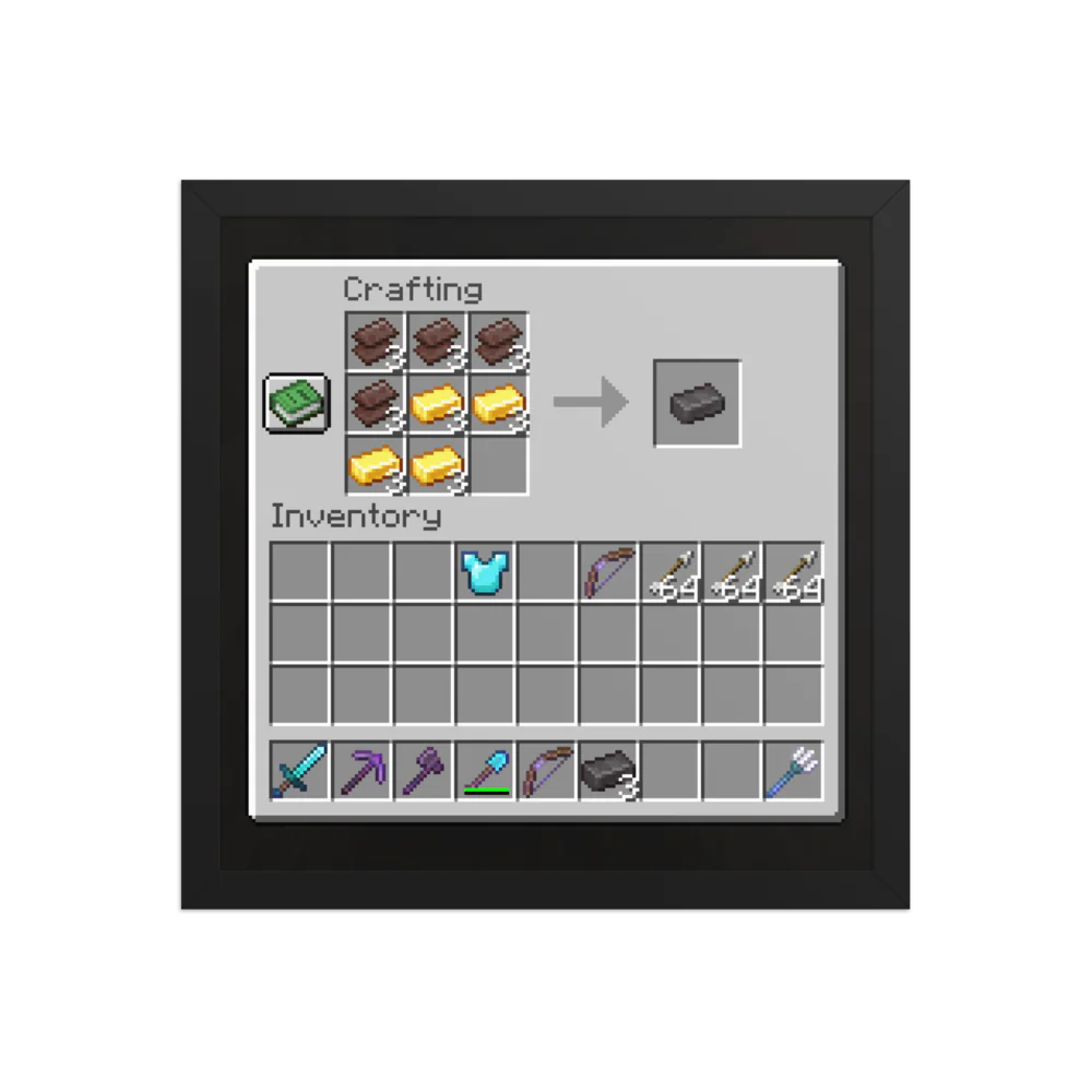 "Ingot My Shit Together" Framed Square Poster