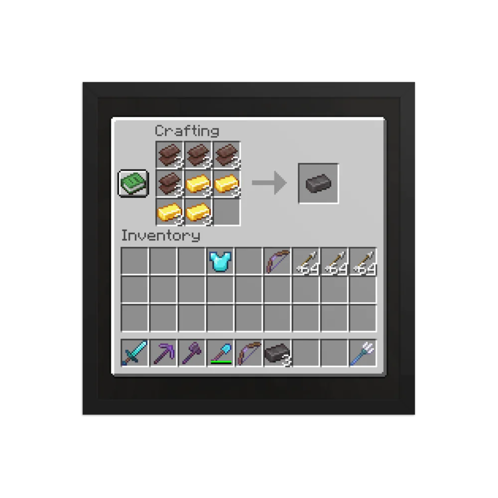 "Ingot My Shit Together" Framed Square Poster