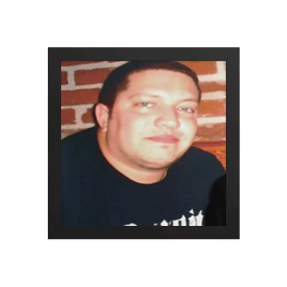 "sal" Framed Square Poster