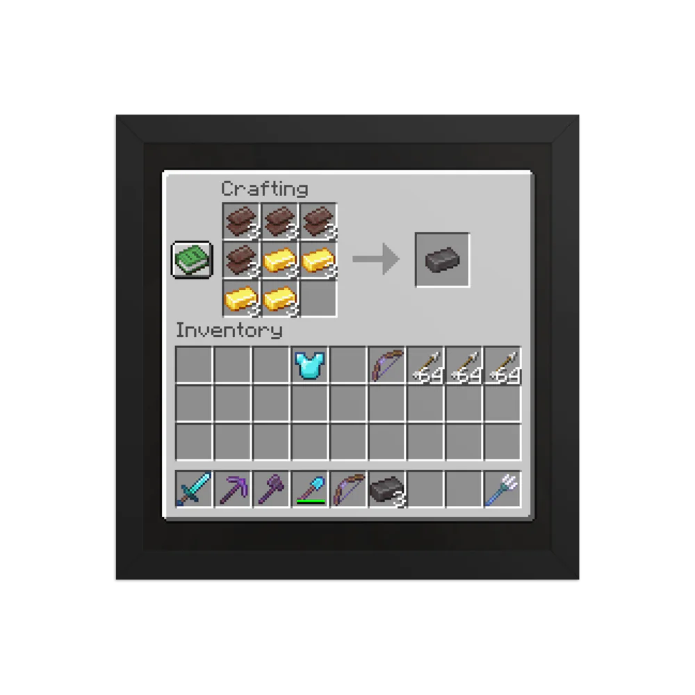 "Ingot My Shit Together" Framed Square Poster