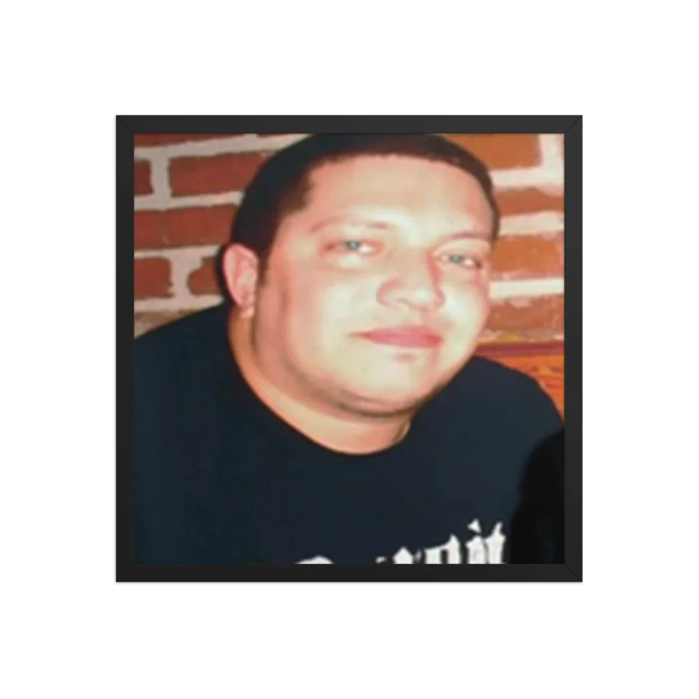 "sal" Framed Square Poster