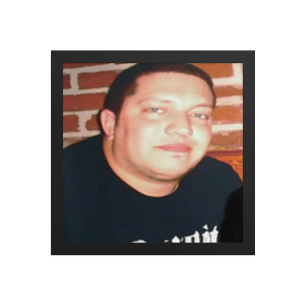 "sal" Framed Square Poster