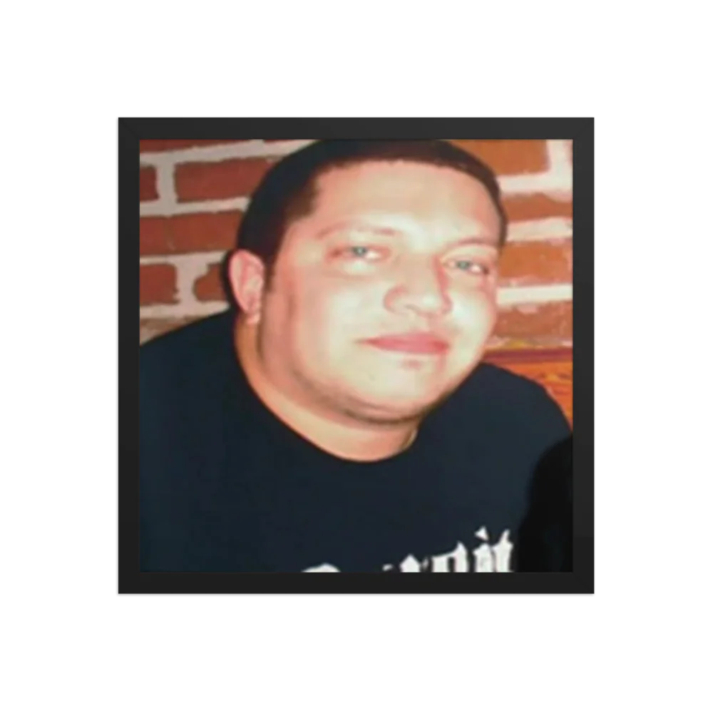 "sal" Framed Square Poster