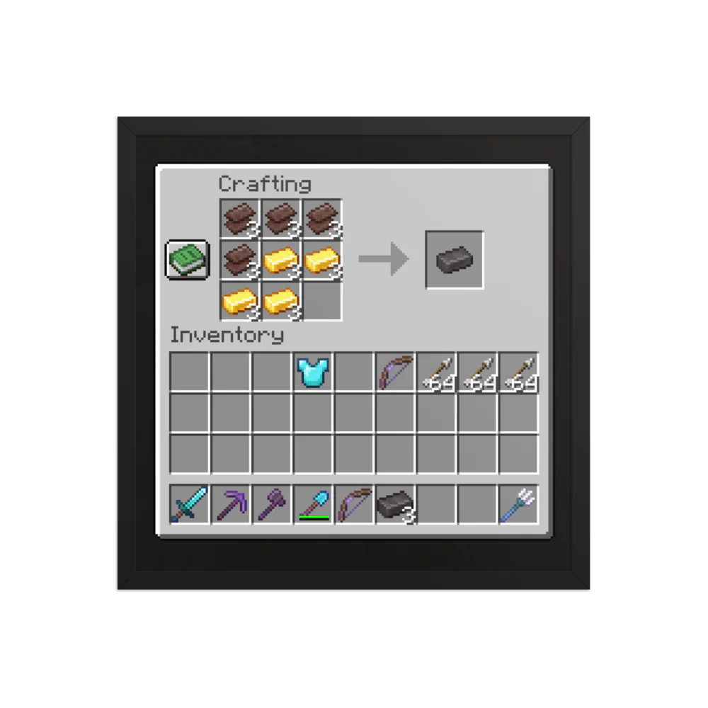 "Ingot My Shit Together" Framed Square Poster